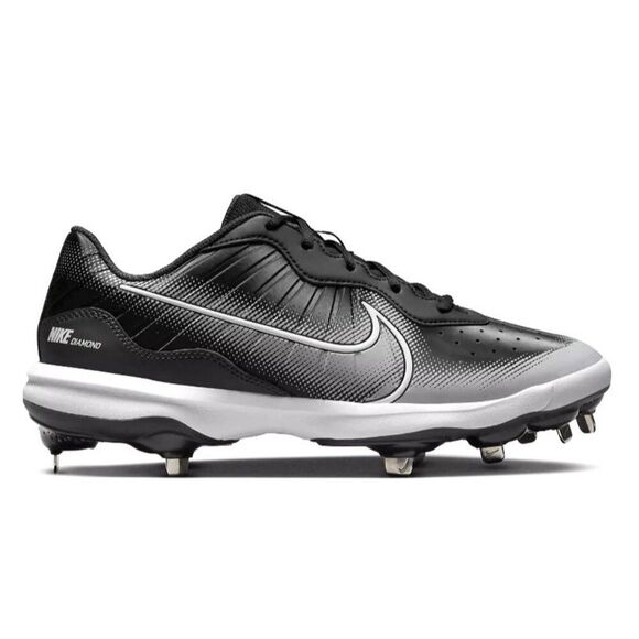 Nike Men\'s Size 13 Alpha Huarache Varsity 4 Low Metal Baseball‎ Cleats